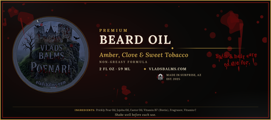 POENARI BEARD OIL ( Amber clove and sweet tobacco)